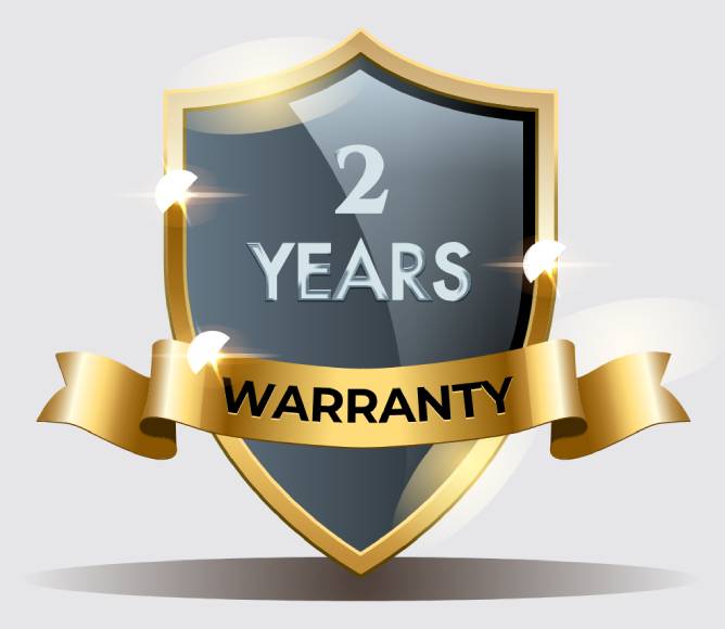 2 YEARS WARRANTY